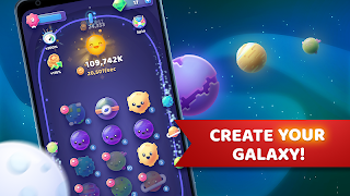 Moonies - Merge Planets And Master The Idle Galaxy اسکرین شاٹ 2