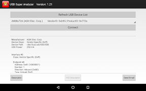 USB Super Analyzer / Diagnostics Tool (USB Host) Screenshot 6