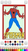 برنامه‌نما spiderMan Coloring عکس از صفحه