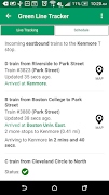 MBTA Green Line Tracker screenshot 1
