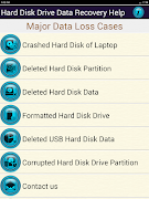 Hard Disk Drive Recovery Help اسکرین شاٹ 6