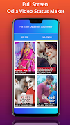 FullScreen Odia Video Status Maker - 30 SecLyrical постер