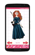 Learn to Draw Princess Characters 스크린샷 2