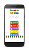 Poster Rainbow Drops