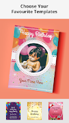 Happy Birthday Greetings Card Maker ảnh chụp màn hình 1