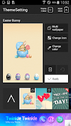 Easter Bunny Atom Theme ảnh chụp màn hình 7