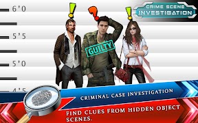 Criminal Case investigation : Hidden Objects Free স্ক্রিনশট 4