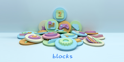 پوستر Blocks Theme