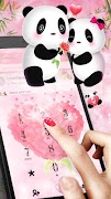 đŧđCute Pink Love Panda Launcher Theme āϏā§āĻā§āϰāĻŋāύāĻļāĻ 4