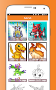 How to Draw Digimon Characters imagem de tela 5
