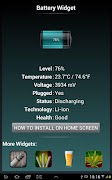 Battery Widget HD syot layar 7
