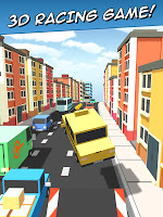 Taxi Race Blocky Crazy Driver screenshot 5