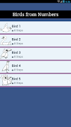 How to draw Birds from Numbers poster