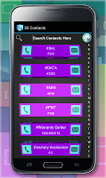 phone contact book 3D- Free syot layar 3