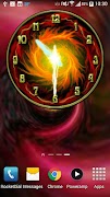 Rock Clock widget capture d'écran 1
