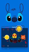 Blue Monster Keyboard Theme screenshot 3