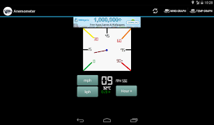 برنامه‌نما Anemometer عکس از صفحه