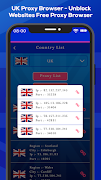 4 Schermata UK Proxy Browser - Unblock Websites Free Proxy
