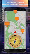 Compass Maps and Directions with Live Google Maps ảnh chụp màn hình 3