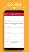 2 Schermata Cool Bio Quotes