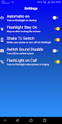 Flashlight - Call & SMS Blink,Morse code Transmit স্ক্রিনশট 4