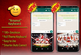Arsenal - Gunners : Keyboard Theme Football 2020 Screenshot 1