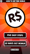 Free Robux Pro Tips پوسٹر