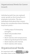 Learn Career Development Planning  Tutorials screenshot 3