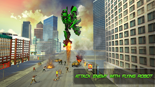 Future Flying Car Transformation Robot Wars screenshot 6