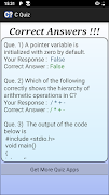 C Quiz screenshot 4