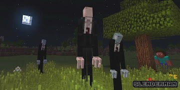 Slenderman Addon for MCPE скриншот 6
