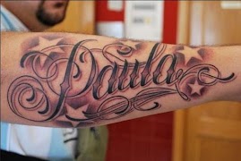 6 Schermata Tatto Lettering Design