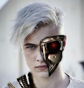 Poster Cyborg Faces Camera