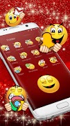 Glitter Emoji Cartoon Theme syot layar 1