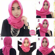 70 CaraMemakai Jilbab Segi Empat captura de pantalla 3