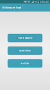 IR Remote Tester - Check IR Remote Control الملصق