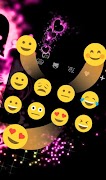 Sparkling Purple Heart Keyboard Theme screenshot 4