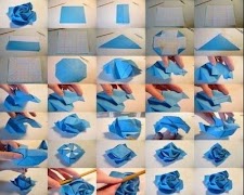 Tutorial de Origami Flower Poster