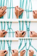 Macrame step by step tutorial penulis hantaran