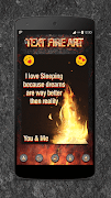 Fire Text Name Art 스크린샷 2