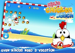 Ninja Chicken Beach screenshot 6