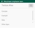 برنامه‌نما Termux Alias عکس از صفحه