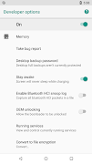 برنامه‌نما Developer Options (22KB) عکس از صفحه