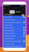 برنامه‌نما Learn PHP - PRO عکس از صفحه