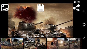 Tank Photo Frame captura de pantalla 1