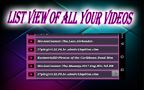 Video Player 스크린샷 3