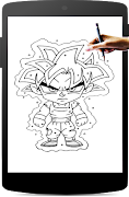 How to draw Dragon Ball Super Characters syot layar 1