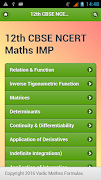 12th CBSE NCERT Maths IMP poster