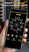Smart Compass for Android تصوير الشاشة 1