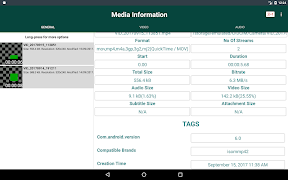 Media Information screenshot 5